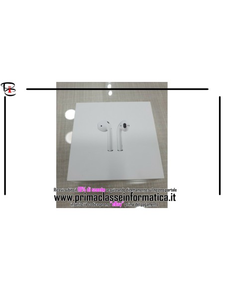 Apple AirPods 2 (2a Generazione) Cuffie Wireless - Bianco (MV7N2ZM/A)