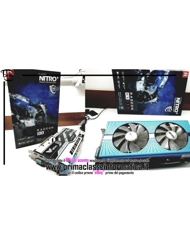 SAPPHIRE NITRO+ Radeon RX580 8G Scheda Grafica...