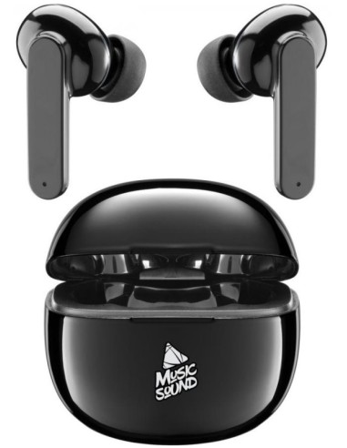 Auricolare BlueTooth True Wireless TWS in Ear Music Black