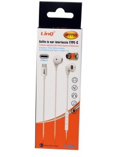 Auricolari con jack Type-C- LinQ [IP7753]