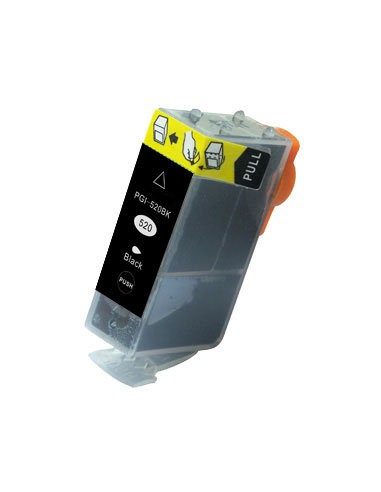 Cartuccia Canon PGI-520 BK Black + Chip Compatibile