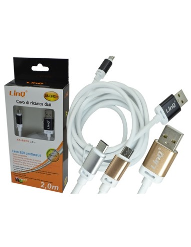 Cavo USB Micro SAMSUNG LinQ 2Metri [S6-QH2M]
