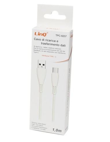 Cavo USB Type-C 2.1A - LinQ[TPC-9207]