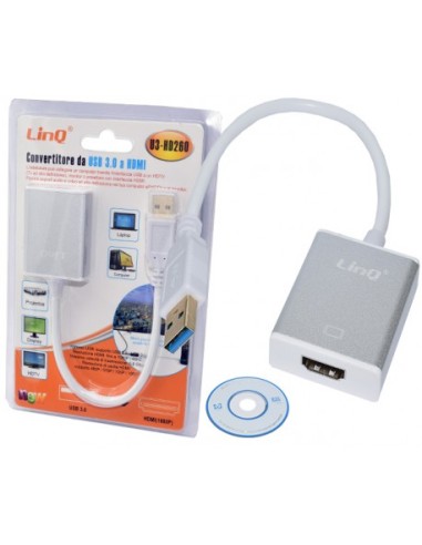 Convertitore USB3.0 to HDMI - LinQ [U3-HD260]