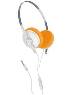 Cuffie Con Filo + Microfono Revolver - Bianco