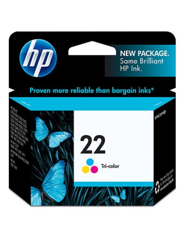 HP Cartuccia d´inchiostro HP 22, Originale, 5 ml, 415 Pagine, Tricolore