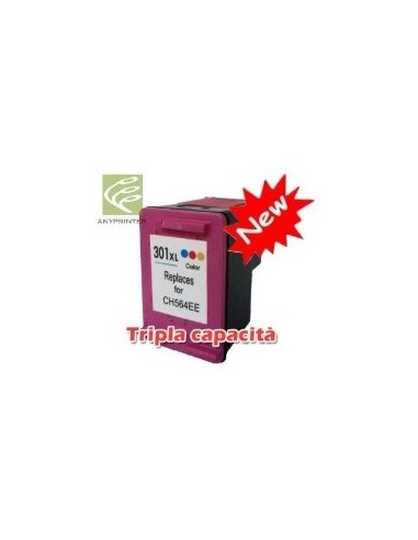 HP Cartuccia d´inchiostro HP 301, COMPATIBILE, 21 ml, 350 Pagine, Color