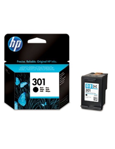 HP Cartuccia d´inchiostro HP 301, Originale, 3 ml, 190 Pagine, Nero