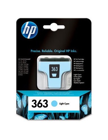 HP Cartuccia d´inchiostro HP 363, Originale, 5.5 ml, 220 Pagine, Ciano Chiaro