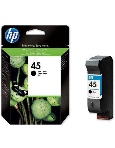 HP Cartuccia d´inchiostro HP 45, Originale, 25 ml, 500 Pagine, Nero