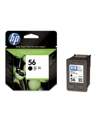 HP Cartuccia d´inchiostro HP 56, Originale, 19 ml, 520 Pagine, Nero