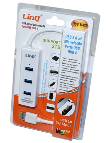 Hub 4 porte USB 3.0 Modello USB-U430