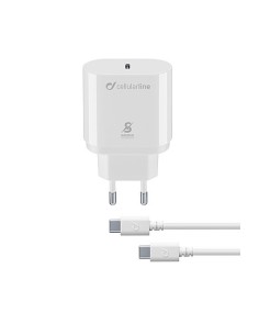 Kit Caricabatterie Rete Super Fast Charger Kit PD 25W - USB-C - White