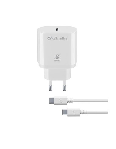 Kit Caricabatterie Rete Super Fast Charger Kit PD 25W - USB-C - White