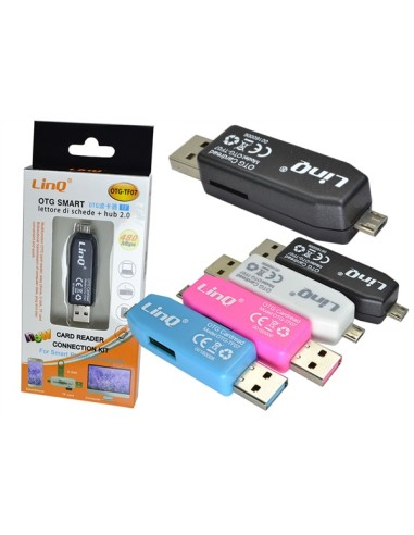 Lettore Di Schede 2in1 USBmicro>USBOTG>microSD