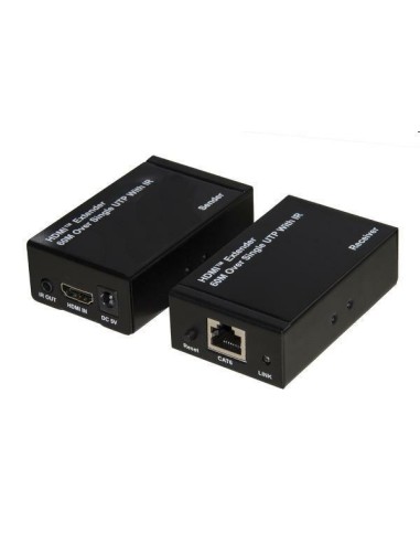 Link Estensione HDMI Tramite Cavo CAT5/6 60mt FHD Con Telecomando
