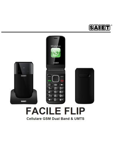 SAIET FACILE FLIP - Black