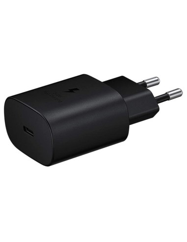 SAMSUNG Caricabatterie rapido da 25 W, Porta USB di Tipo C (Senza Cavo).