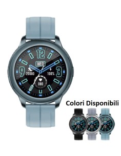 SmartWatch Round Talk – Silver