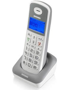 Telefono Cordless BRONDI BRAVO STYLE Bianco/Grigio