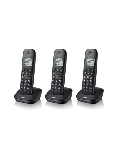 Telefono Cordless BRONDI GALA TRIO Nero