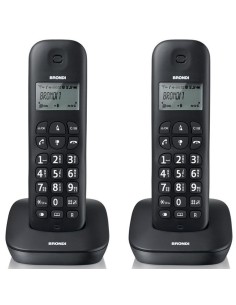 Telefono Cordless BRONDI GALA TWIN Nero
