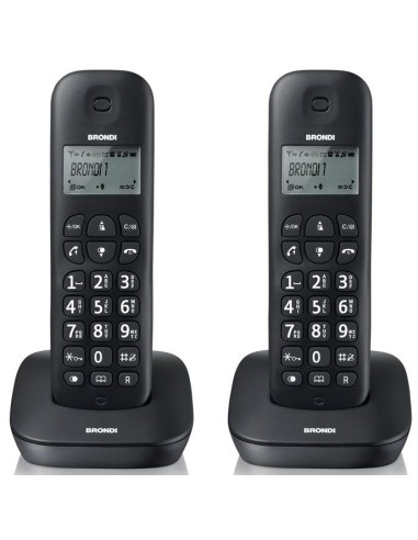 Telefono Cordless BRONDI GALA TWIN Nero