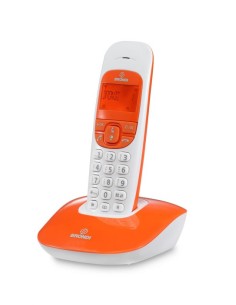 Telefono Cordless BRONDI NICE Bianco/Arancio