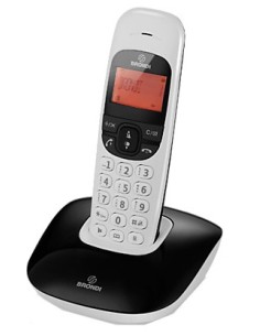 Telefono Cordless BRONDI NICE Nero/Bianco