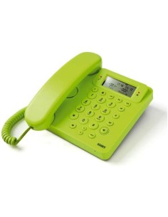 Telefono Saiet 13500564 Telefono Multifunzione, Vivavoce, Identificatore del Chiamante, Ego VERDE