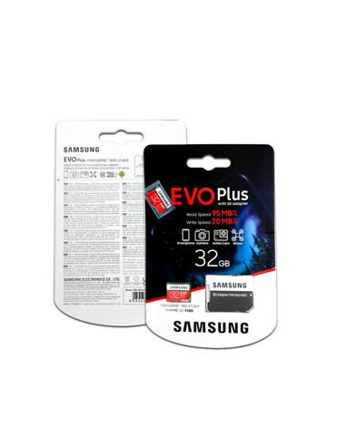 MicroSD 32GB EVO Plus 95/20mb/s + Adapter - SAMSUNG