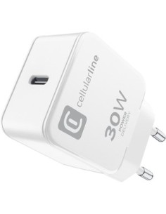 Caricabatterie Rete Apple USB-C Nero 30W [Bianco]