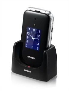 Brondi Telefono Celullare AMICO SUPERVOICE Nero