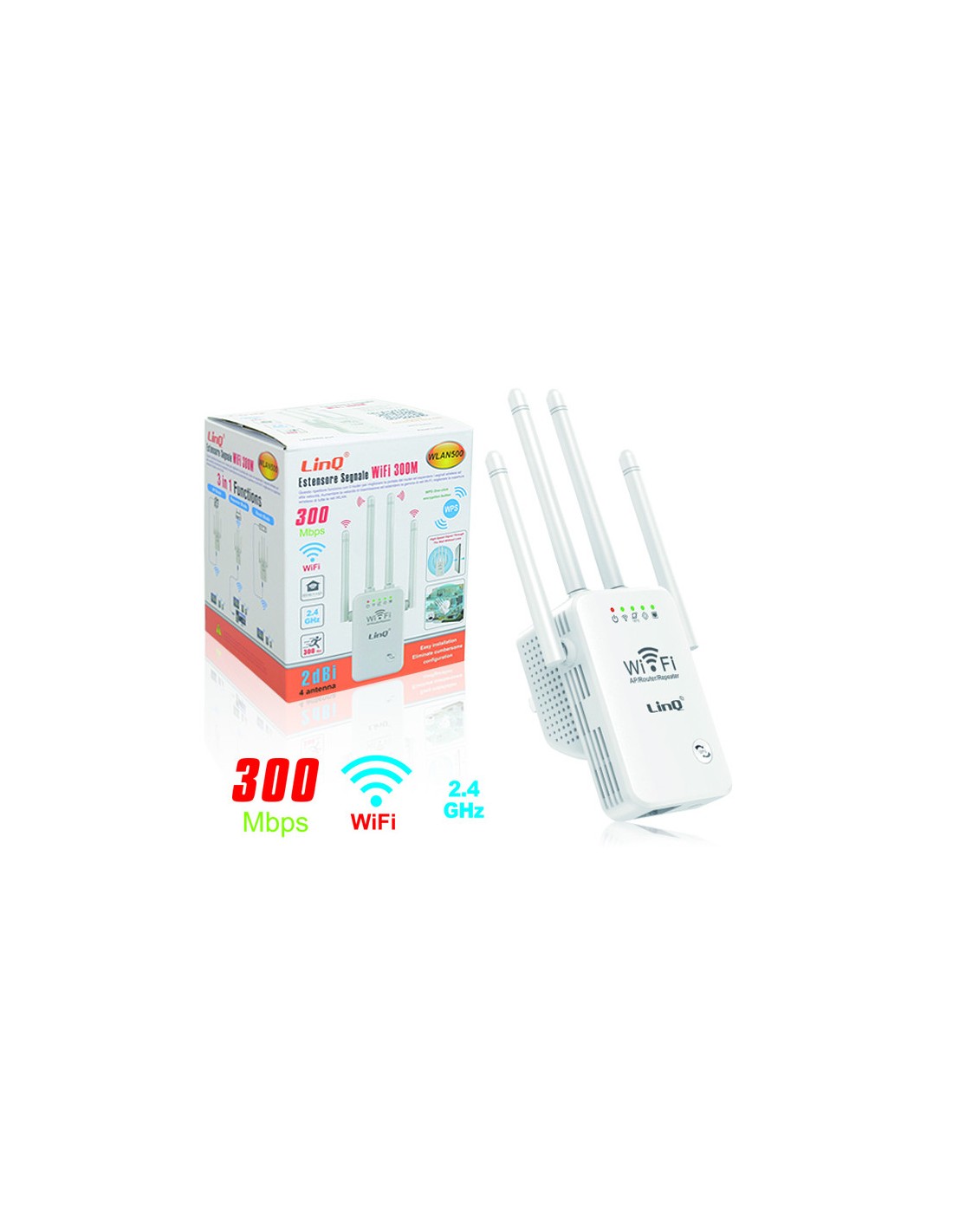 Router/AP/Extender - LinQ - WLAN500 300Mbps