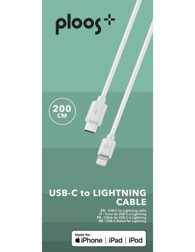 Cavo Dati Type-C to Lightning CellularLine 200cm