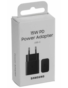 SAMSUNG Caricabatterie rapido da 15W, Porta USB di Tipo C (Senza Cavo) - Black