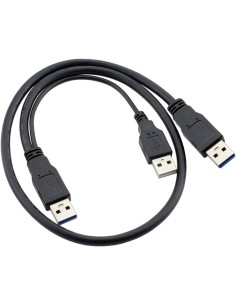 Cavo USB 2.0 da tipo A a doppio tipo A a Y