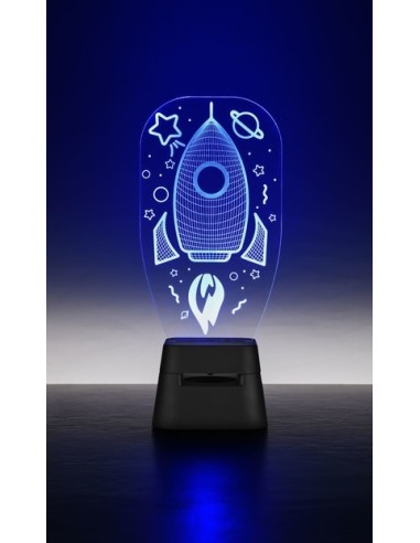 Cassa Luminosa Bluetooth LED LIGHTS Razzo Orso Cuore Pianta