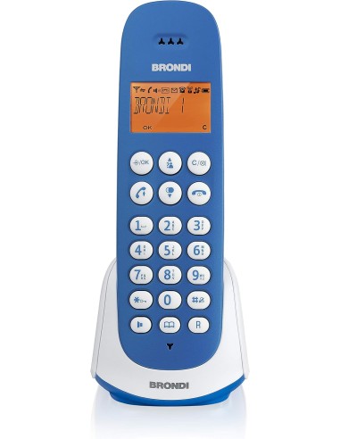 Telefono Cordless BRONDI ADARA Azzurro/Bianco