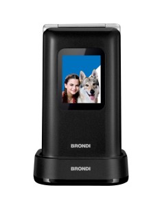 Brondi Telefono Celullare AMICO Prezioso Nero