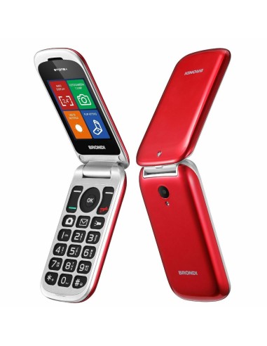 Brondi Telefono Celullare STONE + Rosso