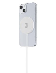 Caricabatteria CELLULARLINE- WIRELESS MAGSAFE nero