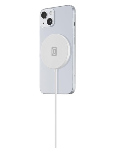 Caricabatteria CELLULARLINE- WIRELESS MAGSAFE rosso