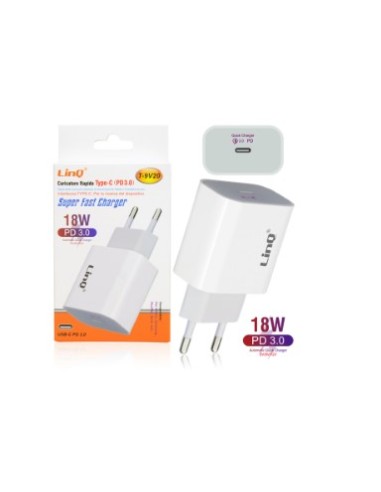Caricabatteria da reteType-C 18W LinQ [T-9V20]