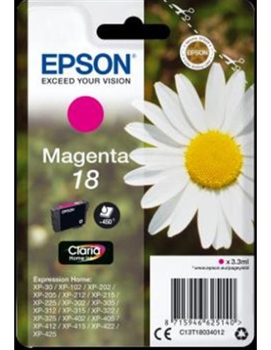Cartuccia Epson T1813 Magenta Originale