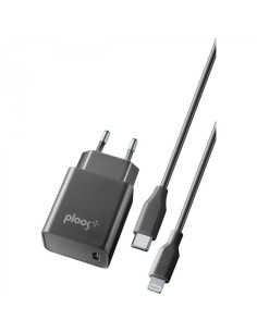 CellularLine - Kit Caricabatterie Type-C + Cavo Type-C/Lighting