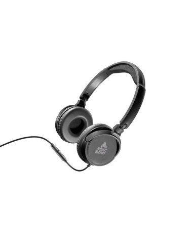 Cuffie con Microfono Music Sound [Nero]