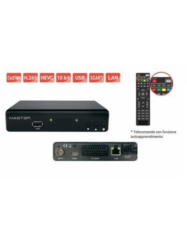 Decoder Digitale Terrestre DVB-T2 HD - Master ZAP2610 MH-X