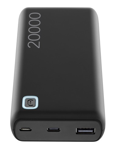 Power Bank 20.000 mAh Black - CELLULARLINE Essence