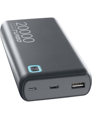 Power Bank 20.000 mAh GRIGIO - CELLULARLINE Essence TURBO
